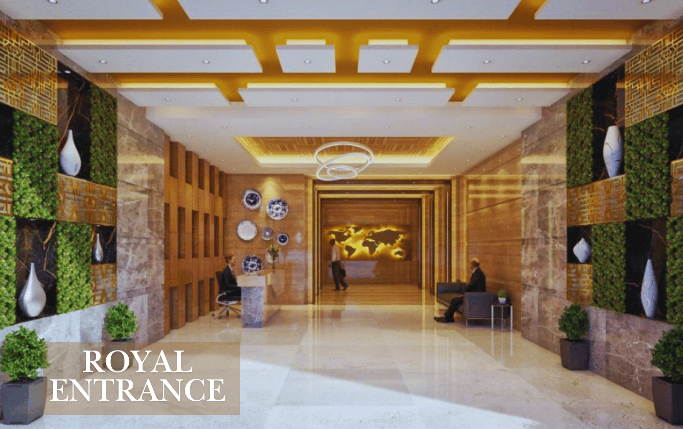 Projects royal entrance